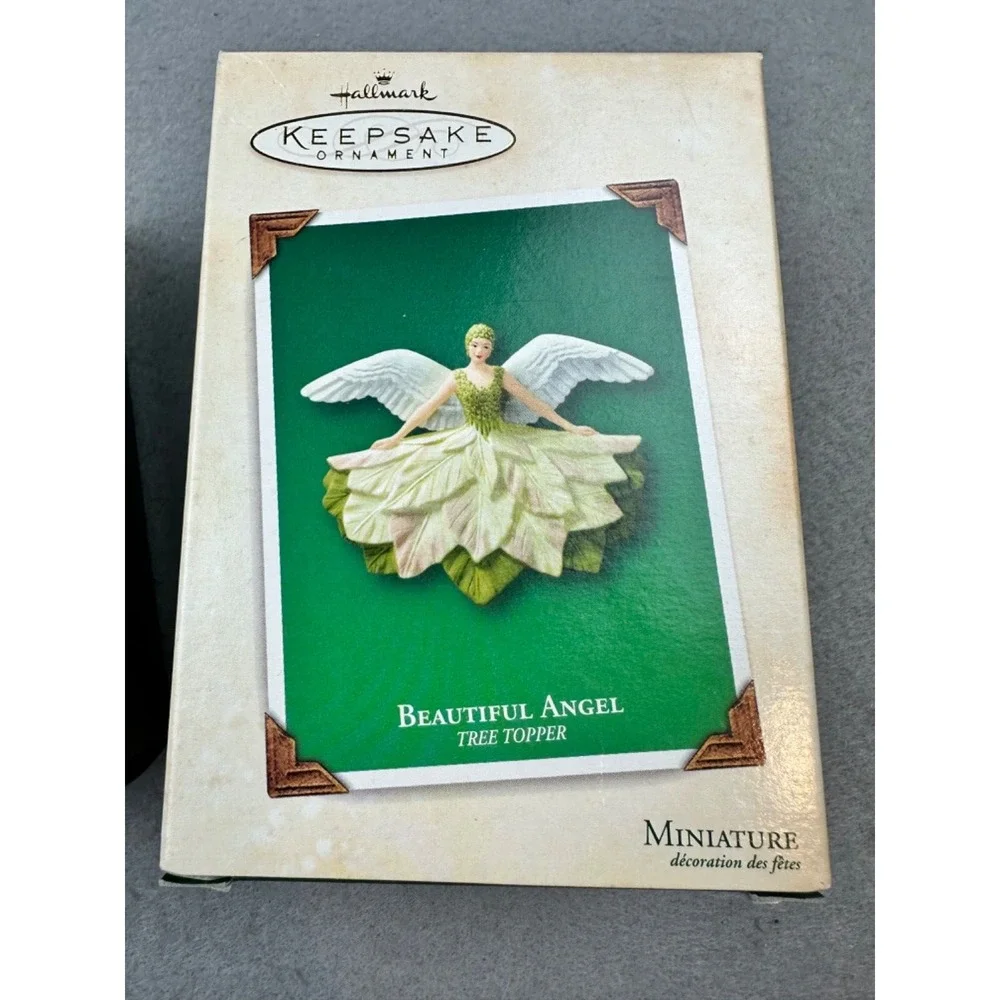 Vintage Hallmark Keepsake Ornaments Miniature Angel Tree Toppers‎ Lot of 3